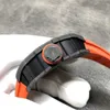 Richa Milles mechanische BP-Fabrikschrauben automatische Luxus-Armbanduhr aushöhlen Uhr Kohlefaser RM3502 Band Keramik Weinfass Mode hochwertiger Trend Chos