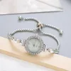 Wristwatches 2023 Fashion Women Heart Bracelet Watch Quartz Wristwatch Dress Casual Watches Gift Accessories GIRL