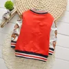 Jacken Frühling Autumn Baby Cartoon Kleidung Kinder Jungen Mädchen Modedruck Jacke Kinder Kindswear Kleinkind Casual Clothing 230814