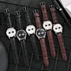 Wallwatches 2023 Brand Men Quartz Watch Fashion Business Fashion 3d en blanco y negro Panda Double Eyes Wallwatch Drop de lujo Reloj