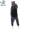 Onesies Pajama Raccoon Anime Kostüme Cosplay Kigurumi Anime Erwachsene Katze Bären Hai Drache Jumpsuit Weihnachtsgeschenk244k