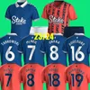 23 24 Everton Soccer Jerseys Onana Mcneil Football Shirt Caert-lewin Godfrey Mens Gray Doucoure Lwobi Mykolenko Uniforms Kids Kit