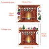 Wall Stickers Christmas Wall Window Stickers Easy to Use Simple and Fast Decoration for Home House Office Store 230814