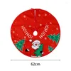 Decorazioni natalizie a 62 cm Gonna ad albero Cartoon Babbo Natale Snowman Reindeer Style per gonne Copertina di base Decorazione