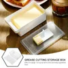 Dinnerware Sets Plastic Containers Butter Dish Lid Fridge Large Tray Container Farmhouse Dispenser Countertop Holder