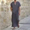 Roupas étnicas Saudi Dubai Dubai Long Jubba THOBE PARA O MAN MULMICO ISLÂMICO ROBE TRADAL