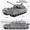 BLOCKS TYSKA PANZER TANK LEOPARD SHERMAN TIGER MODELL Byggnadsblock Helikoptrar Armétransportbilt leksaker R230814