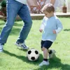 Decorative Objects Figurines Indoor Kids/Adults Soccer Small Football Safe Toy for Children Practice Baby Hand Grasp Black White Ball Toddler Game Soft PVC 230814