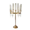 9 Heads Wedding Decoration Metal Candlestick Candelabra Holder Engagement Party Table Centerpieces Flower Vases Aisle Pillar Column ZZ