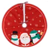 Decorazioni natalizie a 62 cm Gonna ad albero Cartoon Babbo Natale Snowman Reindeer Style per gonne Copertina di base Decorazione