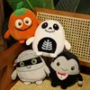 Funny Halloween Stuffed Toy Cartoon Pumpkin Skull Monsters Zombie Bat Doll Horror Plush Toy Halloween Party Decor Props Kid Gift