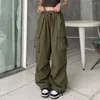 Dames broek streetwear coole enkelband vrouwen losse vrachthop dame kledingstuk