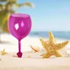 Water Bottles Beach Wine Glass Shatterproof Long Stem Drinking Glasses For Red Beer Cocktail Beverage Swimming Pool And