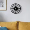 Настенные часы современные домашние украшения тихий акриловые настенные часы римские часы модные часы на стенах наклеек