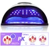 Secadoras de uñas Secador profesional para manicura potente lámpara de gel UV 66 LED 4 Temporizador de temporización de detección automática de esmalte 230814