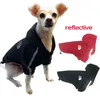 Vestiti per animali domestici riflettenti autunno inverno cane impermeabile mantello caldo giacca con cappuccio di cotone il cane vestiti per cani piccoli hkd230812