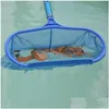 Poolzubehör 1PC Schwimmen Sais Nettoblattgebläse Fine Mesh Professionelle Skimmer Reinigung Rake Clean Supplies 220622 Drop DH5ZU