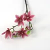 Dekorative Blumen 1PC Magnolia künstliche Seidenzweige Orchideen Hochzeitsfeier Home Dekoration Gefälschte Blume