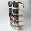 Retro luxe dames zonnebril vierkante bril designer merk mode mannen zonnebril UV400 bril