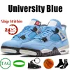 4 4s Basketball Shoes Men Women 4s Thunder Seafoam Black Cat Pine Green Cement Military Black University Blue Mens Trainers Sports Sneakers