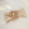 16213 New Infant Baby Flowerband Kids Soft Nylon Nylon Vill Hair Band الأطفال