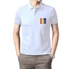 Мужские поло в ЛГБТ гей-гордость равенство равенства лесбиянки бисексуальные трансгендерные трансгендерные футболка
