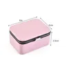 Smyckeslåda Travel Storage Beauty Container Comestic Casket Organizer Makeup Lipstick Halsband Födelsedagspresent 230814