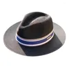 Berets Panama Straw hat unisex top fedora big head size sunshade sunshade verstelbare elegante heer veelzijdige stijl