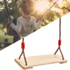 Camp Furniture Kinder Holzschwung mit robuster Seilgartensitz Stuhl Spielzeug, das für den Spielplatz im Freien hängen bleibt