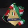 Andere Hausgarten die 23 -Saison SSC Napoli Medaillen Serie A Metall Golden Fan Souvenirs 230812