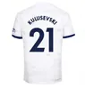 Män barn 23 24 Son Soccer Jerseys 2023 2024 Jersey Football Shirt Romero Van de Ven Kulusevski Bissouma Richarlison Pedro Porro fans spelare Maddison Vicario