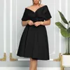 Robes de taille plus élégantes Habillez fous rose 3xl Party à volants pour mariage 2023 Vestidos de bal féminin d'été d'été