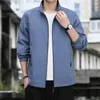 Jackets masculinos 2023 Jacket Spring e Autumn Trend Collar Baseball Youth Work Top Top Roupas