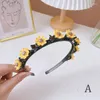 Аксессуары для волос творческая мультфильма повязка на голову девочки с клипами детская милая корея стиль обручи цветок шпилька