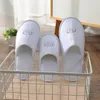 Home schoenen 5pairs/veel witte Terry Fleece Men Women Kinderen Wegwerp El Slippers Katoenglaasjes Huis Travel Spa Slipper Worsteldheid 230814