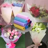 Present Wrap 38Sheet/Pack Multipurpose Wine Single Color Tissue Flower Packaging Paper Bouquet Diy Decoration Handmade Craft Presentförpackning R230814