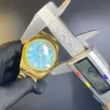 2023 Luxus Brandneue Mode 41mm Gold Uhr für Männer Muster Designer Hochwertige AAA Mechanische Automatik Automatisch männlich Edelstahl Blaues Zifferblatt Boy Friend Gift