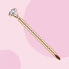 40шт 2023 бренд Metal Ballpoint Pen Carat Diamond Ring Ring Crystal Lady Wedding Office School Supply Gift Roller Ball