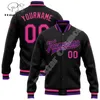 Jackets para hombres Fashion Nombre personalizado Número Colorido Patrón de graffiti 3D Harajuku Streetwear Unisex Casual Bottton Coat Baseball Jacket x1 230812