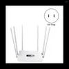 Speicherbeutel 6 Antennen WiFi Router Wireless 2,4 g 300 Mbit/s AP/Dial -Modus hoher Gewinn für Unternehmen (US -Plug)