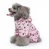 Abbigliamento per cani pioggia pioggia slicer impermeabile in poliestere xs-xl per piccoli cani gatti con impermeabili riflettenti
