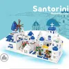 Blocks World Architecture Model Building Blocks Famous Great Churches Castle Diamond Micro Decoration Boys Kids Toys Gifts R230814