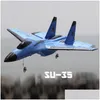 Simulatorer F16 SU35 RC Plane Epp Foam Flying Glider Fixed Wing Fight Aircraft 2.4G Electric Remote Control Airplane Phantom Fighter Dheof