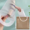 Bolsas de armazenamento 10pcs PE bolsa fosca translúcida guarda -chuva reutilizável capa de bolsa portátil organizador doméstico