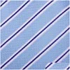 Neck Ties Classic 8,5 cm handgjorda Jacquard randiga slips nano vattentät affärsfest presentförpackning yj471 droppleverans mode ac dhol4