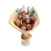 Декоративные цветы сушеные подарки подсолнечник сохраненный букет домашний декор свадьба День Святого Валентина Рождественский выпуск