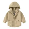 Jackets Boys Fashion Casual Hoodies Jackets Baby Kids Spring Autumn Zipper Coats Overcoats Children Clothes Outfits R230812