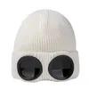 Basker vinter mössor stickade hatt kvinnor mode varmt tjocka gorro män hip hop vindtäta glasögon skullcap hattar unisex grundläggande mössa