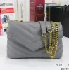 Designer Handtaschen heiß verkaufen quadratische fette Loulou-Kettenbeutel Real Leder Damen Großkapazität Umhängetaschen 5A Qualität Integrität888888