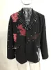 Men S Suits Blazers PFNW Spring herfst Darkwear Pak Vrijcreëren Patchwork lovertjes Stijlvolle persoonlijkheid Baggy Niche 28A1813 230814